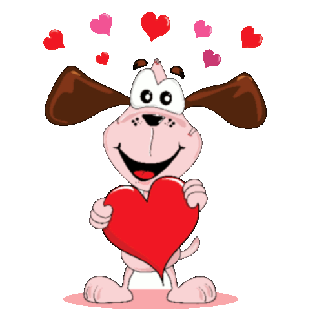 my waggy tails cartoon dog footer